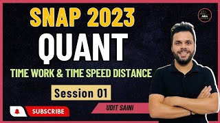 SNAP 2023  Score Booster  Quant Session 01  Udit Sir [upl. by Tutt479]