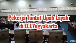 Pekerja Tuntut Kenaikan Upah Buruh Yogyakarta [upl. by Gaudet]