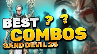 TOP 3 SAND DEVIL 25 DUO COMBOS Fast amp Slow Versions [upl. by Nyram]