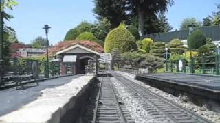 Garden railway 10 scale miles MASSIVE Drivers Eye View of Bekonscot Model Railway [upl. by Auginahs]