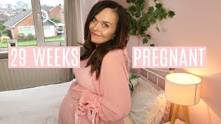 29 WEEKS PREGNANT  SYMPTOMS HIGH WHITE BLOOD CELLS amp 29 WEEK BUMP  PREGNANCY UPDATE [upl. by Storer]