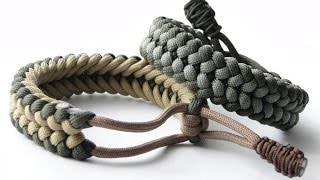 How to Make a quotMad Max Stylequot Sanctified Paracord BraceletBonusCobraKing Cobra ending knot [upl. by Dlnaod]