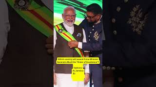 Which country will award Prime Minister Narendra Modi [upl. by Ahsienak]