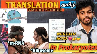 Translationprokaryotesnotestamilprotein synthesisdnamrnatrnadiagramprocessgene expression [upl. by Huda239]