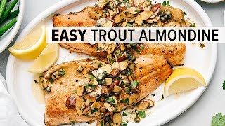 TROUT ALMONDINE  The Best Rainbow Trout Recipe [upl. by Staley]