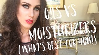 💦 Oils Vs Moisturizers  Whats Best For YOU Cassandra Bankson [upl. by Siuraj]