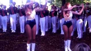 AU Majorettes and Flagline doing Eye of the Tiger in the Alumni Tent [upl. by Seton]