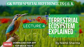 Lec4 TERRESTRIAL ECOSYSTEM EXPLAINED For JKSSB Female Supervisor ecosystem jupiterclasses [upl. by Bouley]