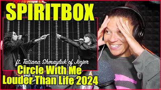 Spiritbox  Circle With Me ft Tatiana Shmayluk  Live from Louder Than Life 2024  Reaction [upl. by Bennion]