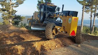 JOHN DEERE GREYDER YOL TAMİRİ YAPIYOR  DEERE GRADER ROAD REPAIR motorgrader deere [upl. by Aienahs]