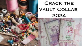 Crack the Vault Collab  July  Linen Journal Covers [upl. by Froemming]