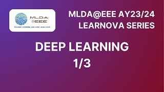 Workshop 5 Deep Learning Part 13 LEARNOVA 2324 [upl. by Alrak198]