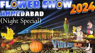 Ahmedabad in Full Bloom 2024 International Flower Show 🌸🌻💐🪷🥀  Atal Bridge  Riverfront  VAMPASUR [upl. by Erlinna]