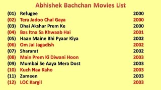 Abhishek Bachchan Movies List [upl. by Alamap]