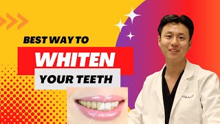 Best Teeth Whitening Method  DENTIST ANSWERS [upl. by Ramled332]