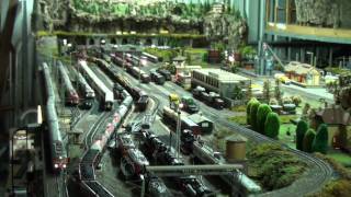 Märklin Modellbahn Anlage Marklin Layout Alles automatisch Its all automatic [upl. by Annairam155]