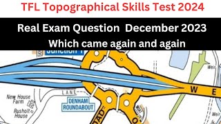 TFL Topographical skills Test 2024  Real Exam Question December 2023 Denham Roundabout [upl. by Nevek]