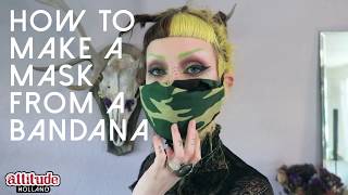 DIY Bandana Face mask with Psychara [upl. by Spieler502]