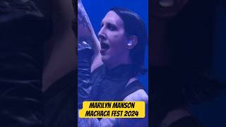 Marilyn Manson  Machacafest 2024 marilynmanson machacafest machacafest2024 [upl. by Aikit]