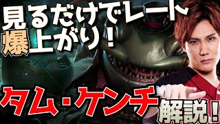 【 LOL 】実は今隠れOPのチャンピオン！？ タム・ケンチ 解説 【 えんてぃ  Enty  League of Legends  サポート  Tahm kench 】 [upl. by Sanchez]