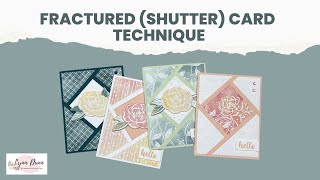 Fractured Card Making Techniques  3 Ways [upl. by Bela]