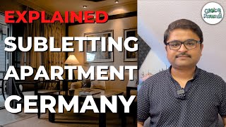 Explained Subletting Apartment in Germany 🇩🇪 livingingermany  English [upl. by Gio]