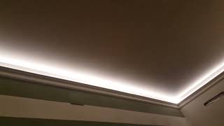 Illuminazione LED di qualita in cornice gesso [upl. by Desdee]