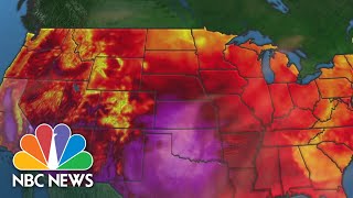 Estimated RecordBreaking Heat Wave Sweeping The US [upl. by Leaj197]