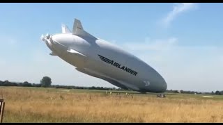 Airlander 10 CRASHES  Worlds Largest Aircraft Damaged [upl. by Htebsle873]