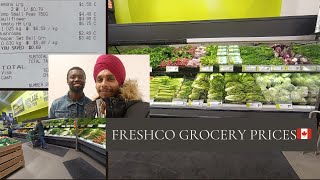 grocery shopping at Freshco in canada 🇨🇦 [upl. by Hunfredo]