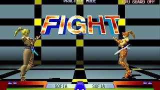 Battle Arena Toshinden 3 PS1 Practice Mode With Sofia [upl. by Kunz103]