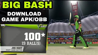 DOWNLOAD BIG BASH GAME APK  OBB FILES [upl. by Adehsar82]