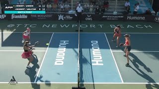 HendryJardim vs WalczakBohnert  Womens Pro Doubles  APP Tour  Pickleball  Game Point [upl. by Zins]