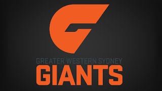 AFL GWS Giants Club Song 2015 Lyrics Video [upl. by Atteinotna]