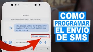 Como PROGRAMAR EL ENVIO de SMS [upl. by Aciram583]