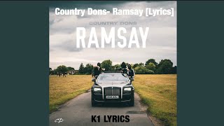 Country Dons Ramsay Lyrics [upl. by Euqinor208]