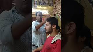 Baba Sen Cosmic Shop Champi Head Massage by Parkash shorts Champi headmassage [upl. by Asp171]