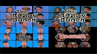 WandaVision VS The Brady Bunch  WandaVision Intro 3 Title SequenceOpening [upl. by Rehpotsirh917]