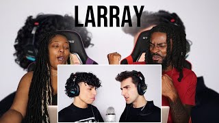 LARRAY  ROASTING EACH OTHER DISS TRACKS  REACTION [upl. by Ellerred]