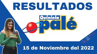 Lotería Quiniela Pale leidsa Resultados de hoy Martes 15 de Noviembre 2022 LoteriaQuinielaPale [upl. by Kirimia]