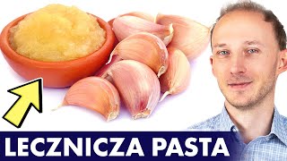 Co 1 ząbek czosnku dziennie robi dla zdrowia Pasta czosnkowo imbirowa do zup  Dr Bartek Kulczyński [upl. by Monia]