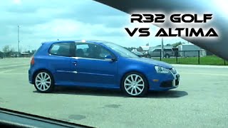 Altima VQ35 vs Golf R32  Track Day [upl. by Jeane653]