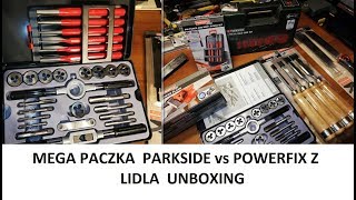 MEGA paczka PARKSIDE i POWERFIX amp UNBOXING z Lidla [upl. by Amre979]