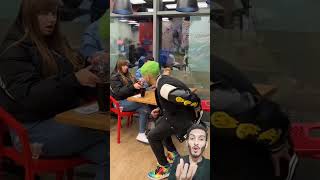 Chair Prank There Reaction  Girls Ka Reaction Chek kro 😉 comedy comedymoments youtube shorts [upl. by Ydnyl]