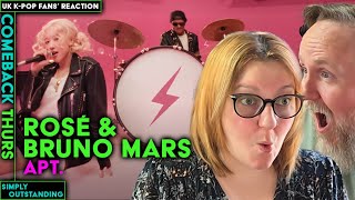 ROSÉ amp Bruno Mars  APT  UK KPop Fans Reaction [upl. by Reinertson]