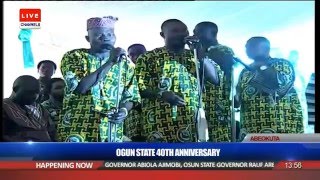 Evergreen Musician Ebenezer Obey Performs  Ogun 40th Anniversary [upl. by Hodges471]