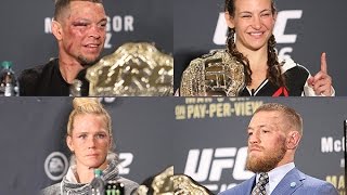 UFC 196 McGregor vs Diaz Press Conference PostFight FULL [upl. by Eisserc]