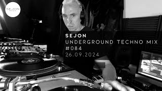 Underground Techno Stream with Sejon  26 September 2024 REUPLOAD [upl. by Yanel]