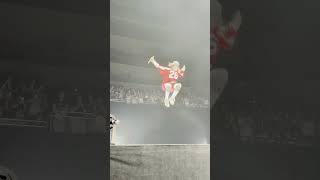 Billie Eilishs New World Tour Starting Sequence Jump [upl. by Anytsirk]