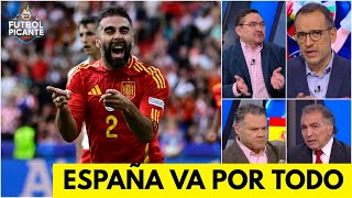 ESPAÑA DIO UN GOLPE EN LA MESA al golear a CROACIA y es MÁS FAVORITO en la EURO  Futbol Picante [upl. by Ikuy]